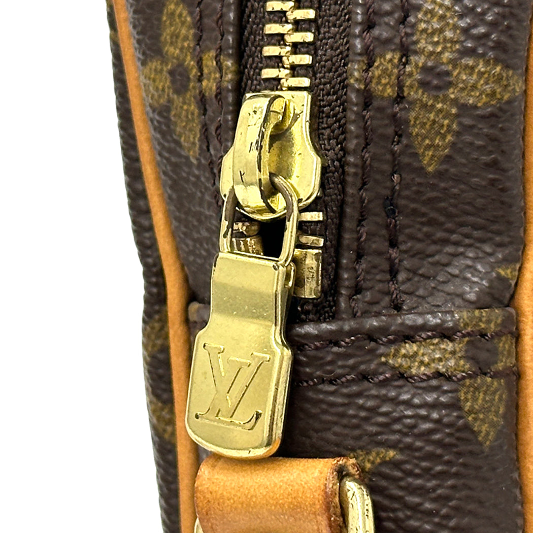 LOUIS VUITTON ルイ・ヴィトン ダヌーブ ショルダーバッグ モノグラム ブラウン M45266 レディース メンズ 【中古】