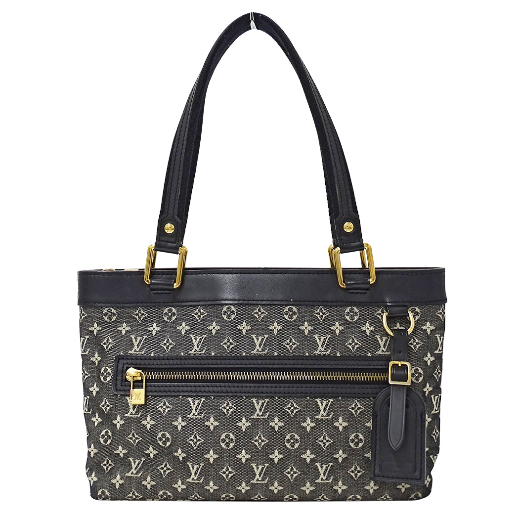 LOUIS VUITTON ルイ・ヴィトン ルシーユ PM ハンドバッグ モノグラム ミニ ノワール M92610 レディース 【中古】
