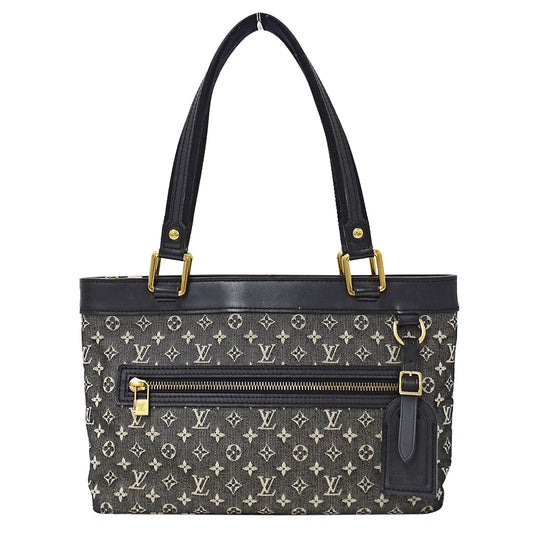 LOUIS VUITTON ルイ・ヴィトン ルシーユ PM ハンドバッグ モノグラム ミニ ノワール M92610 レディース 【中古】