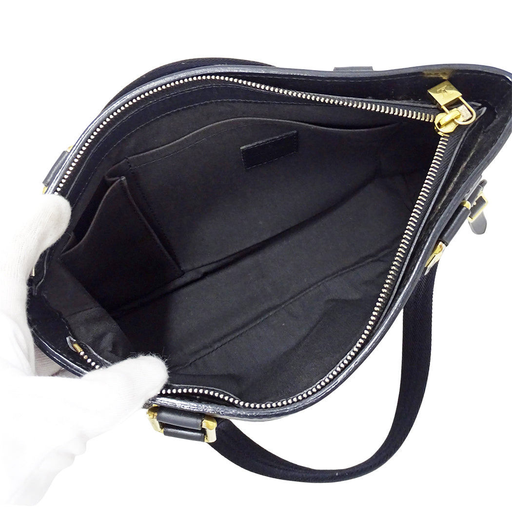 LOUIS VUITTON ルイ・ヴィトン ルシーユ PM ハンドバッグ モノグラム ミニ ノワール M92610 レディース 【中古】