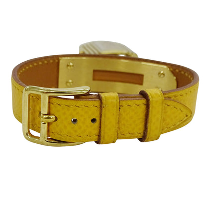 HERMES エルメス ケリーウォッチ KE1.201 レディース 腕時計 クオーツ QZ GP レザー 〇Z【中古】