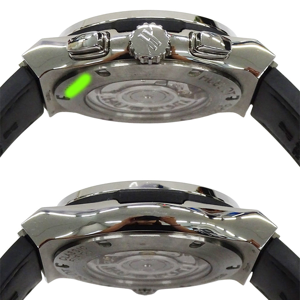 HUBLOT ウブロ クラシックフュージョン 541.NX.8970.LR メンズ 腕時計 クロノグラフ 自動巻き チタン ラバー グリーン【中古】
