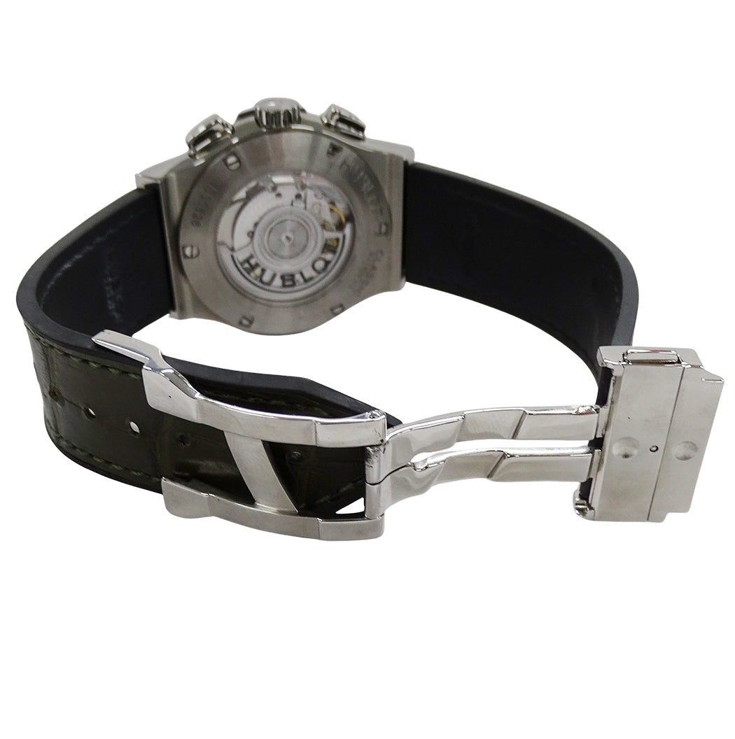 HUBLOT ウブロ クラシックフュージョン 541.NX.8970.LR メンズ 腕時計 クロノグラフ 自動巻き チタン ラバー グリーン【中古】