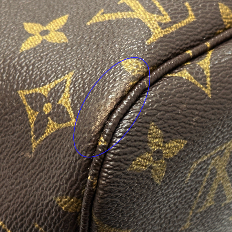 LOUIS VUITTON ルイ・ヴィトン ネヴァーフル MM トートバッグ モノグラム モノグラム ブラウン M40156 レディース 【中古】