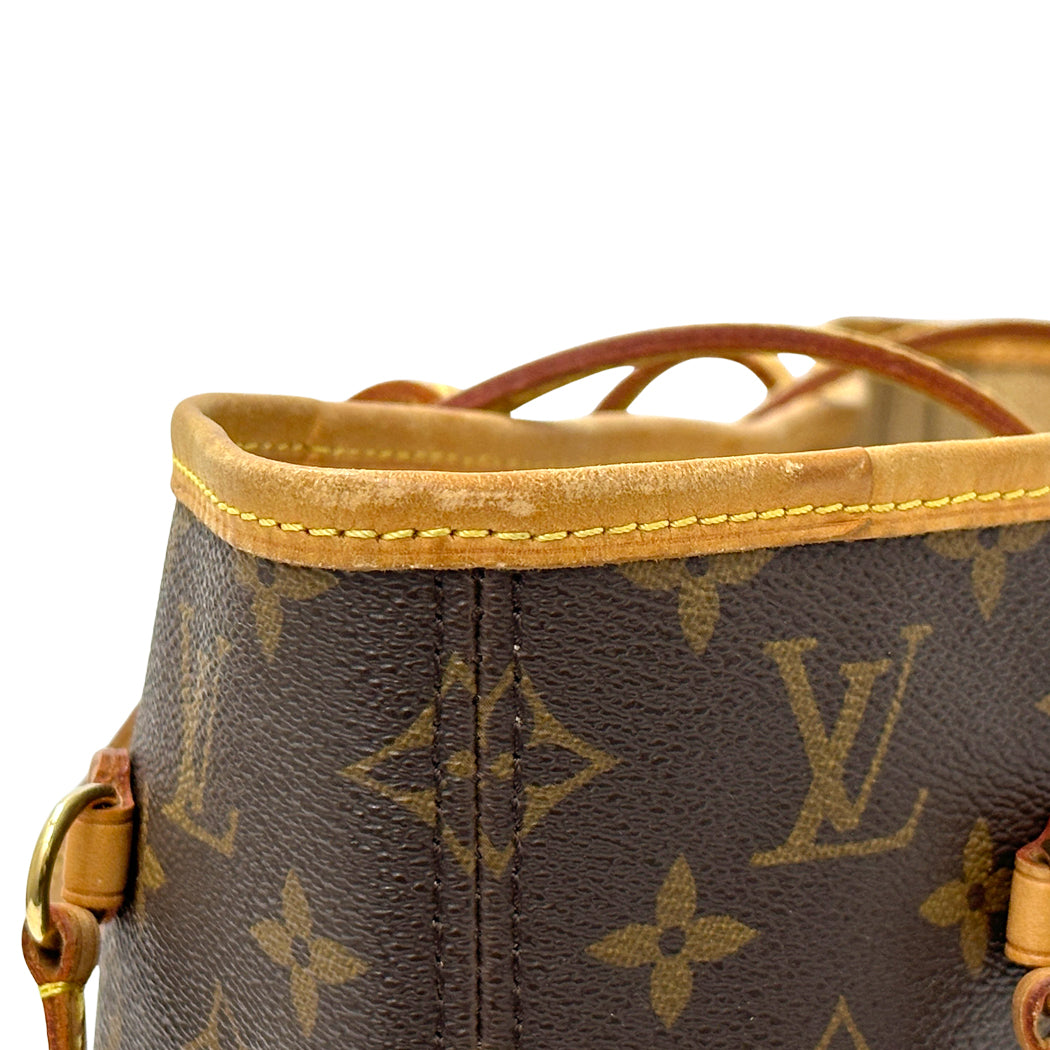 LOUIS VUITTON ルイ・ヴィトン ネヴァーフル MM トートバッグ モノグラム モノグラム ブラウン M40156 レディース 【中古】