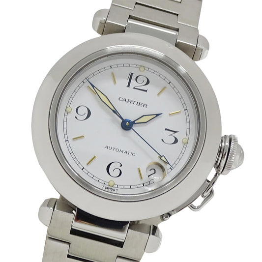 Cartier カルティエ パシャC W31015M7 ボーイズ 腕時計 自動巻き AT ステンレス OH・磨き済み 【中古】