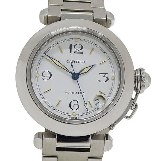 Cartier カルティエ パシャC W31015M7 ボーイズ 腕時計 自動巻き AT ステンレス OH・磨き済み 【中古】