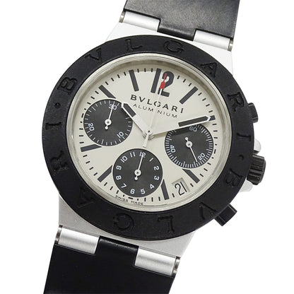 ブルガリ BVLGARI 時計 メンズ ブランド AC38TA アルミニウム 自動巻き AT ラバー 点検済み【中古】