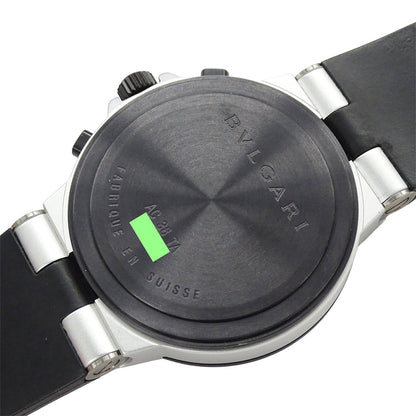ブルガリ BVLGARI 時計 メンズ ブランド AC38TA アルミニウム 自動巻き AT ラバー 点検済み【中古】