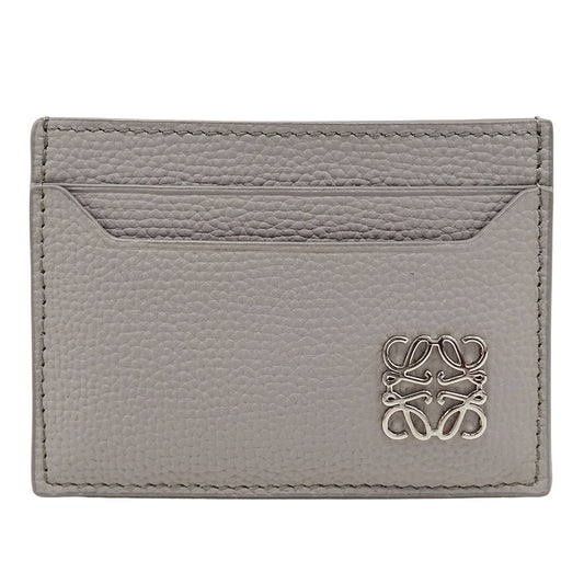 LOEWE ロエベ カードケース アナグラム グレー レディース メンズ 【中古】