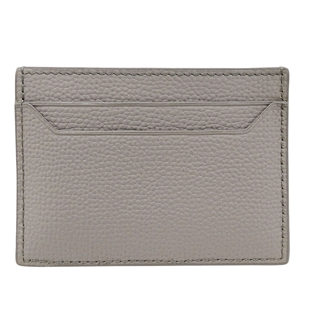 LOEWE ロエベ カードケース アナグラム グレー レディース メンズ 【中古】
