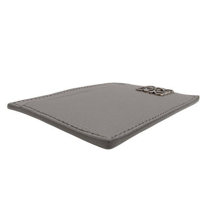 LOEWE ロエベ カードケース アナグラム グレー レディース メンズ 【中古】
