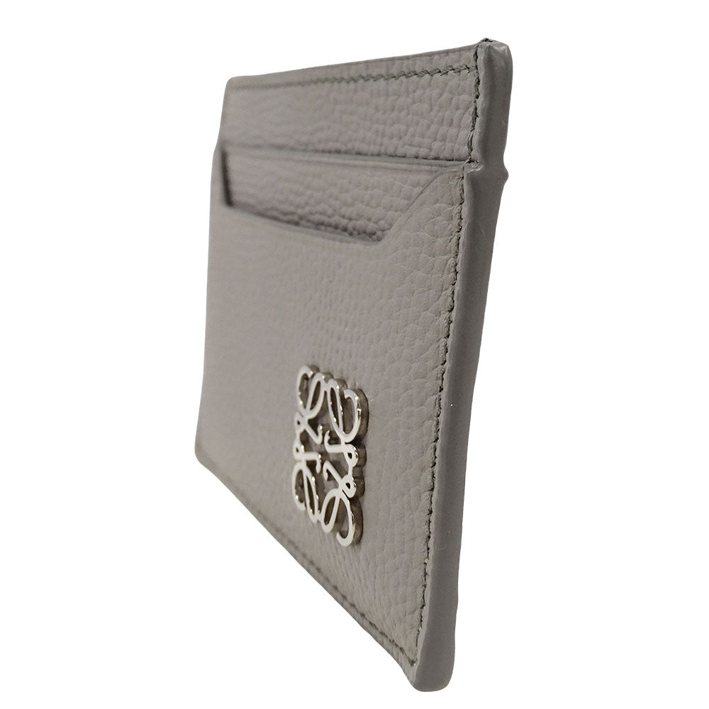 LOEWE ロエベ カードケース アナグラム グレー レディース メンズ 【中古】