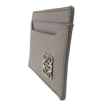 LOEWE ロエベ カードケース アナグラム グレー レディース メンズ 【中古】
