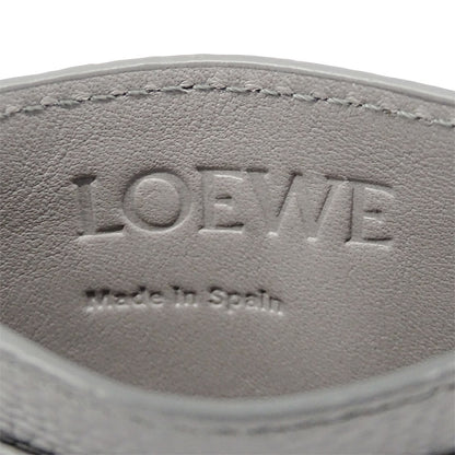 LOEWE ロエベ カードケース アナグラム グレー レディース メンズ 【中古】