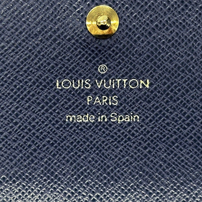 LOUIS VUITTON ルイ・ヴィトン ポルモネ・クレディ 長財布 エピ ミルティーユ ブルー M63575 レディース メンズ 【中古】