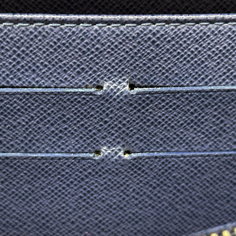 LOUIS VUITTON ルイ・ヴィトン ポルモネ・クレディ 長財布 エピ ミルティーユ ブルー M63575 レディース メンズ 【中古】