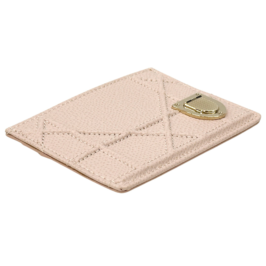 Dior ディオール カードケース ディオラマ ピンク レザー レディース 【中古】