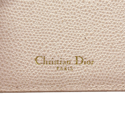 Dior ディオール カードケース ディオラマ ピンク レザー レディース 【中古】