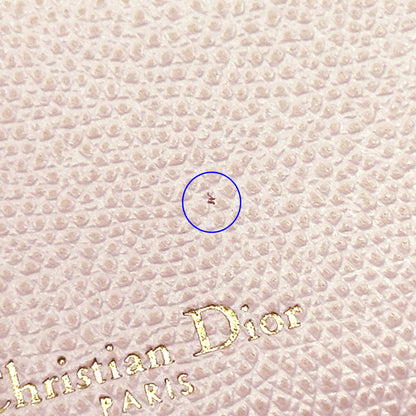 Dior ディオール カードケース ディオラマ ピンク レザー レディース 【中古】