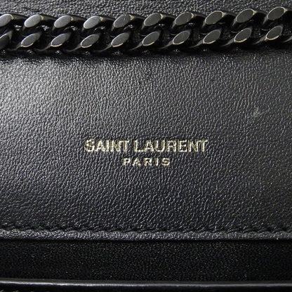 SAINT LAURENT サンローラン ケイト スモール ショルダーバッグ ブラック スエード レディース 【中古】
