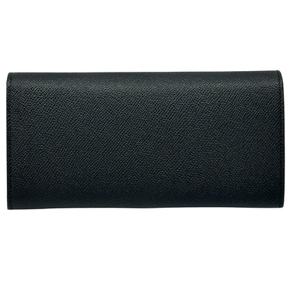 BVLGARI ブルガリ 長財布 ブルガリブルガリ ブラック ブルー レザー レディース メンズ 【中古】