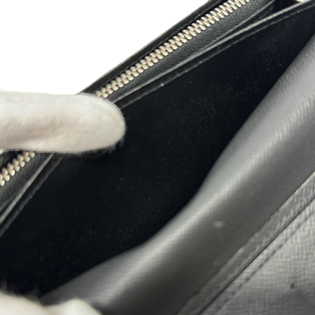 LOUIS VUITTON ルイ・ヴィトン ポルトフォイユ ブラザ 長財布 エピ ノワール ブラック M60622 メンズ 【中古】