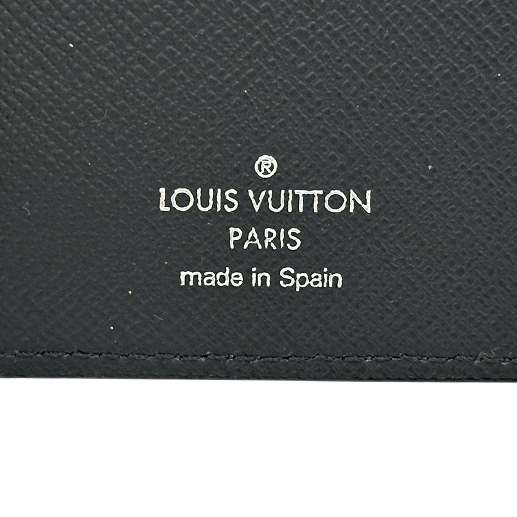 LOUIS VUITTON ルイ・ヴィトン ポルトフォイユ ブラザ 長財布 エピ ノワール ブラック M60622 メンズ 【中古】