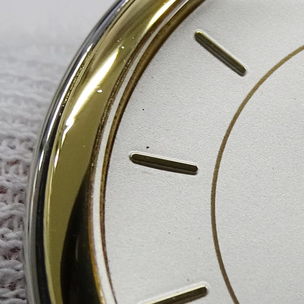 SEIKO セイコー クレドール 2F70-0640 メンズ 腕時計 クオーツ SS 18KTベゼル 磨き済み【中古】