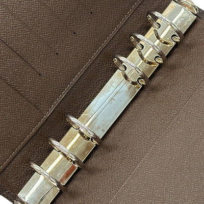 LOUIS VUITTON ルイ・ヴィトン アジェンダMM 手帳カバー タイガ グリズリ ブラウン R20432 レディース メンズ 【中古】