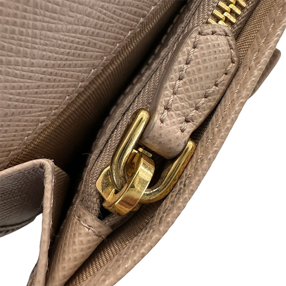 PRADA プラダ 長財布 CIPRIA ピンク １MV025 レディース 【中古】