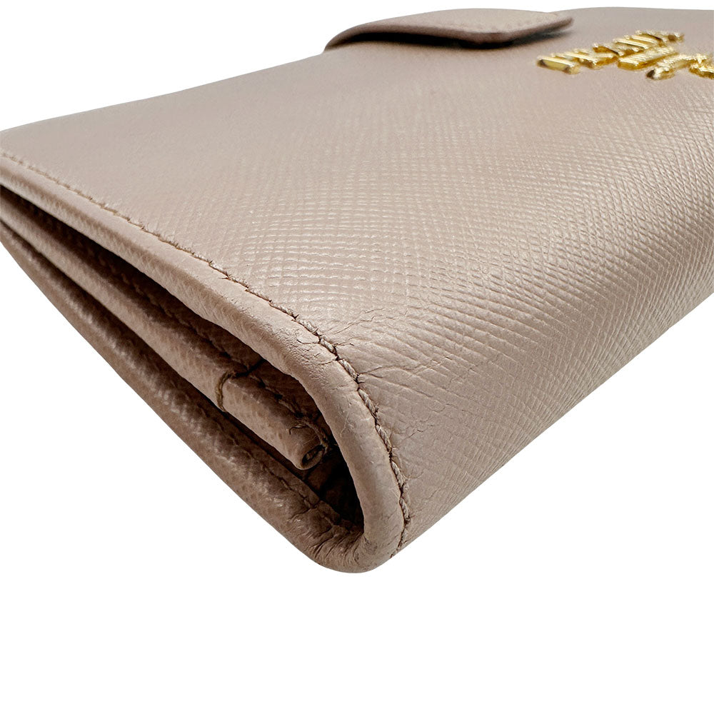 PRADA プラダ 長財布 CIPRIA ピンク １MV025 レディース 【中古】