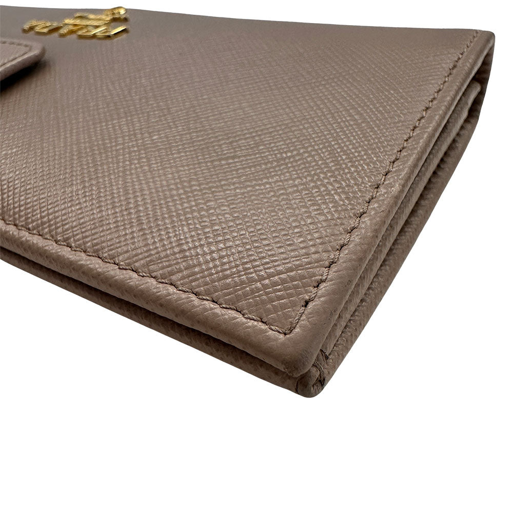 PRADA プラダ 長財布 CIPRIA ピンク １MV025 レディース 【中古】