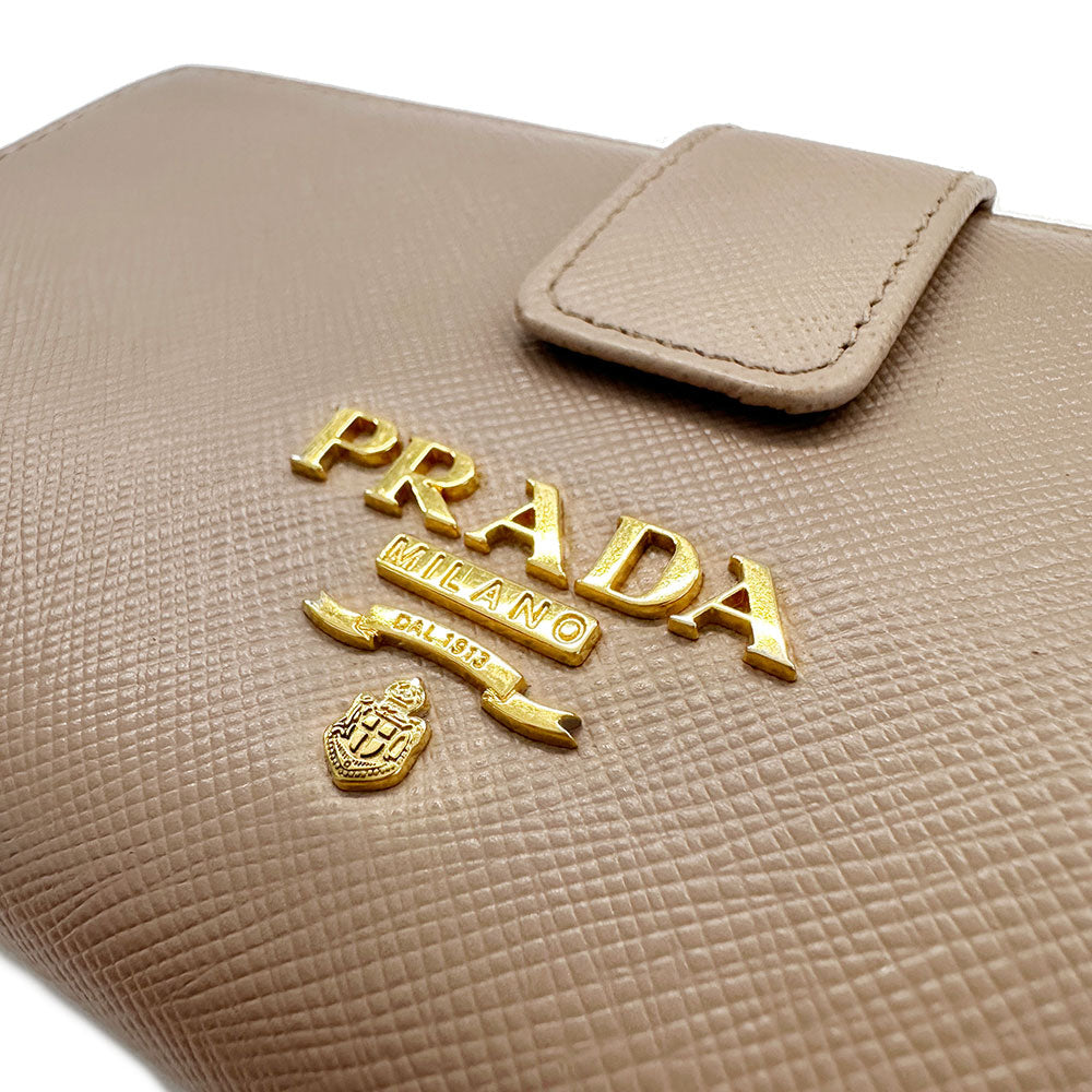 PRADA プラダ 長財布 CIPRIA ピンク １MV025 レディース 【中古】