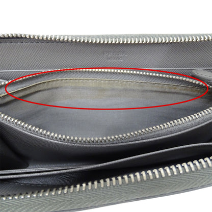 PRADA プラダ 長財布 グレー レディース 【中古】