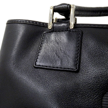 LOEWE ロエベ ハンドバッグ フスタ ブラック レザー レディース 【中古】