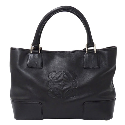 LOEWE ロエベ ハンドバッグ フスタ ブラック レザー レディース 【中古】
