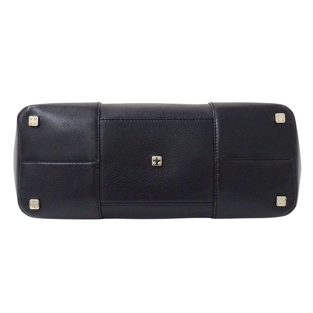 LOEWE ロエベ ハンドバッグ フスタ ブラック レザー レディース 【中古】