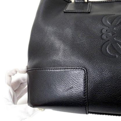 LOEWE ロエベ ハンドバッグ フスタ ブラック レザー レディース 【中古】