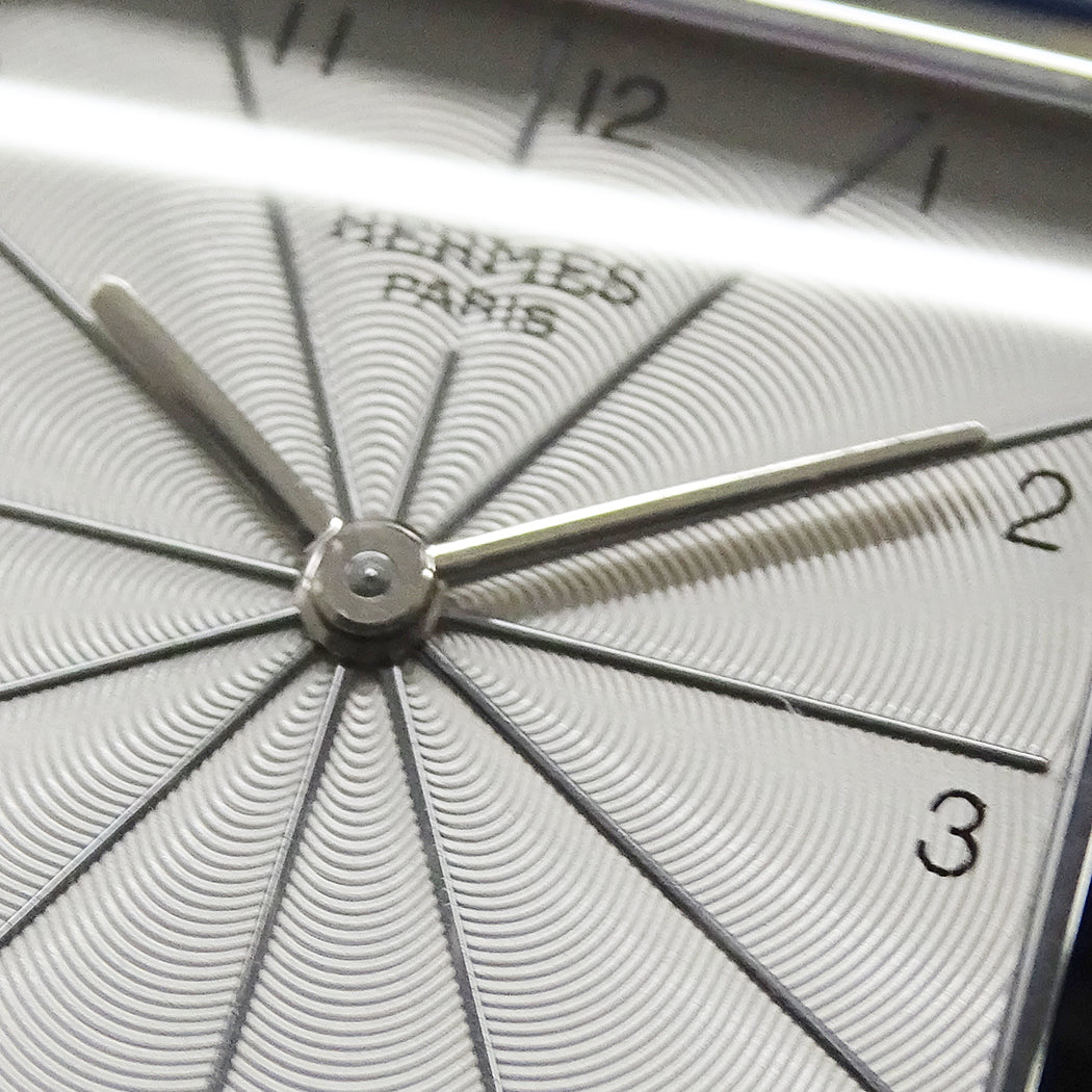 HERMES エルメス Hウォッチ HH1.510 ボーイズ 腕時計 クオーツ QZ ステンレス レザー □A 磨き済み【中古】