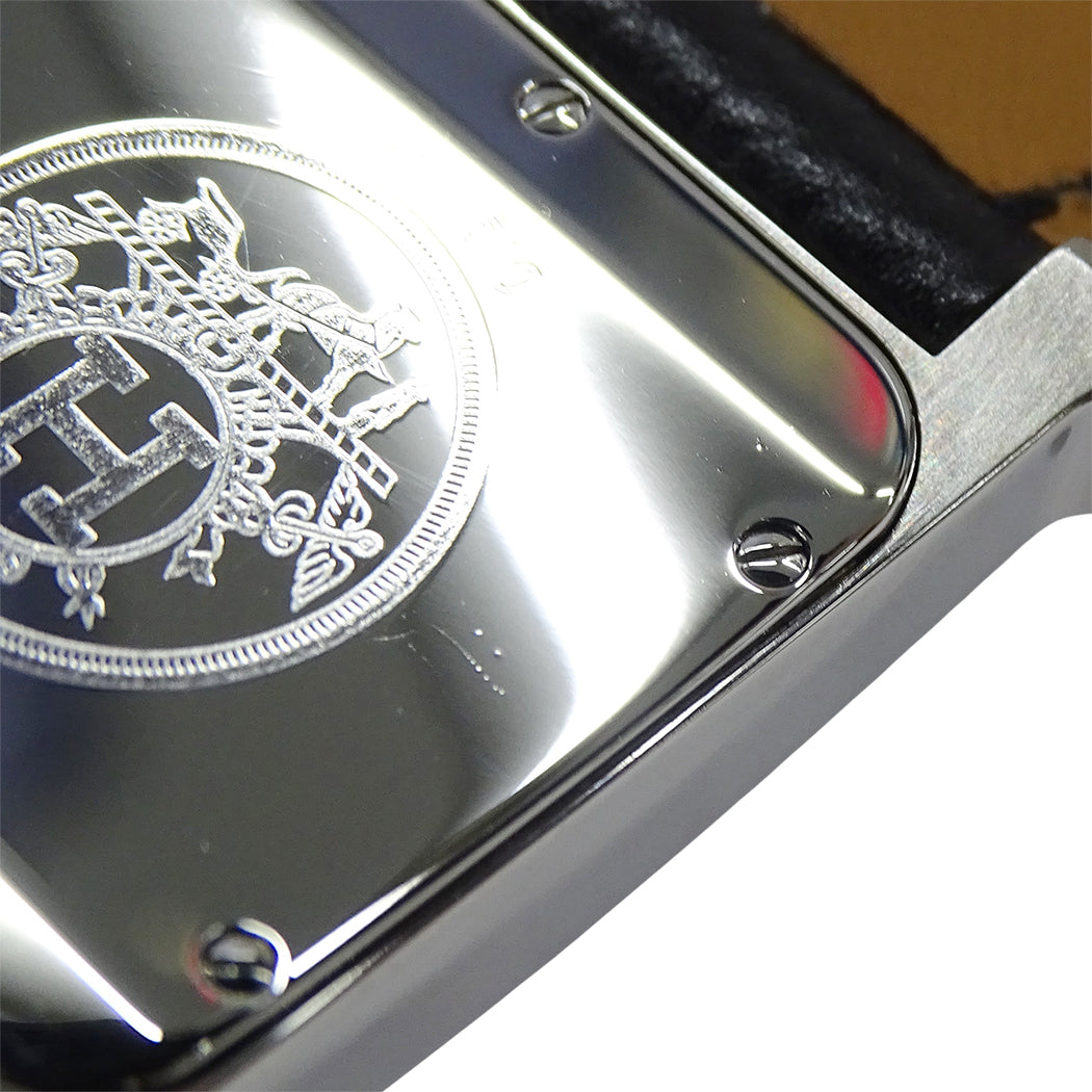 HERMES エルメス Hウォッチ HH1.510 ボーイズ 腕時計 クオーツ QZ ステンレス レザー □A 磨き済み【中古】