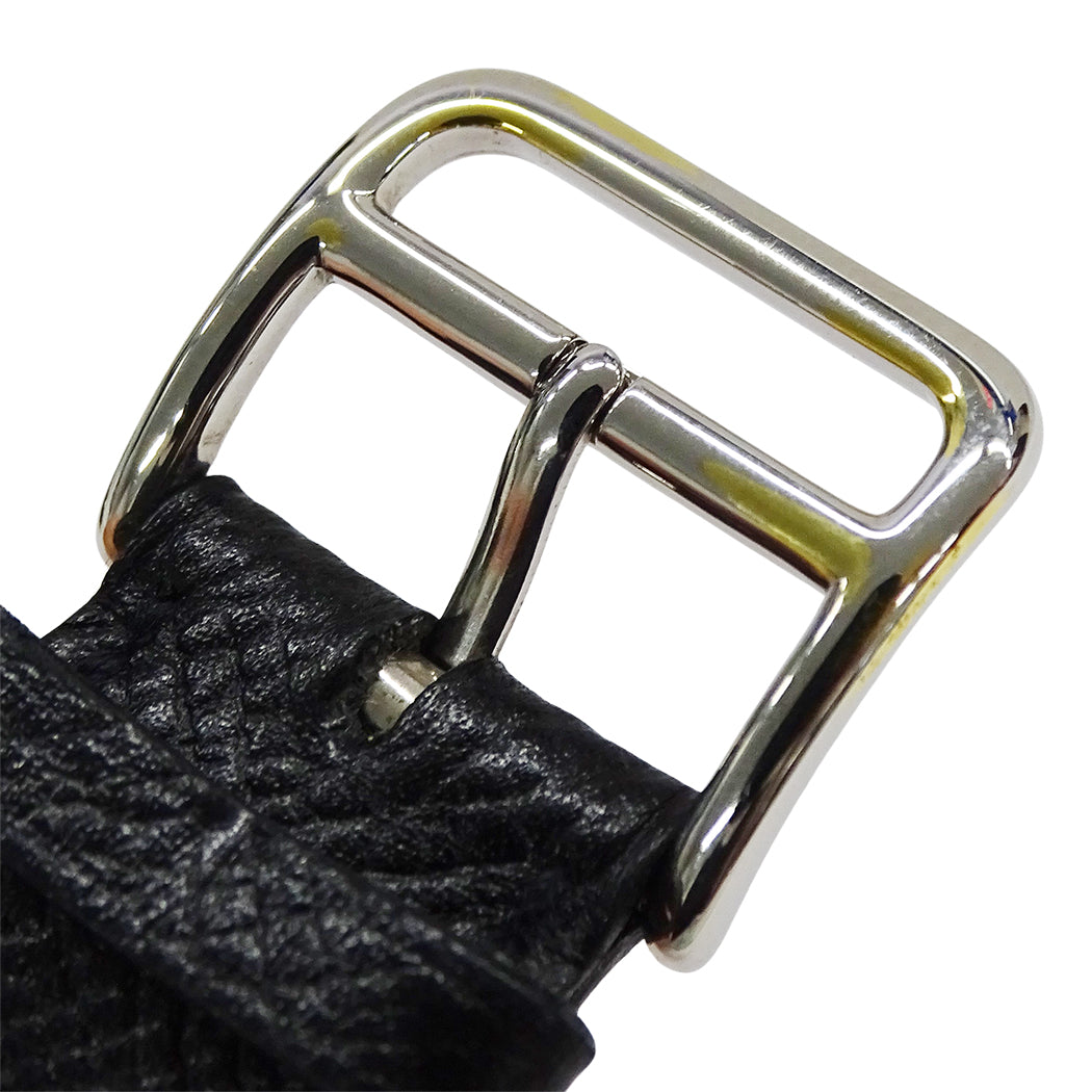 HERMES エルメス Hウォッチ HH1.510 ボーイズ 腕時計 クオーツ QZ ステンレス レザー □A 磨き済み【中古】