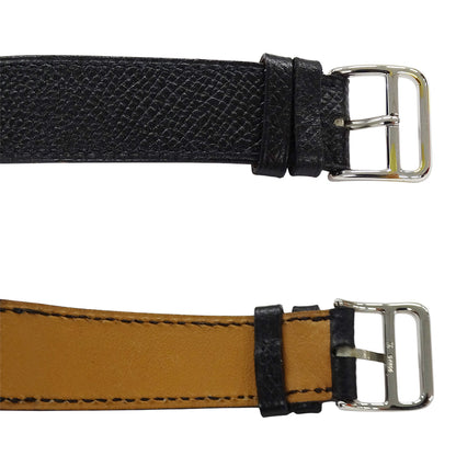 HERMES エルメス Hウォッチ HH1.510 ボーイズ 腕時計 クオーツ QZ ステンレス レザー □A 磨き済み【中古】