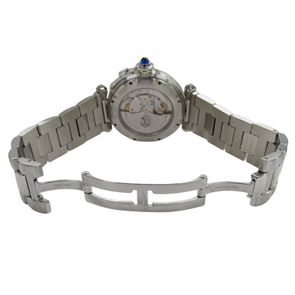 Cartier カルティエ パシャ パワーリザーブ GMT W31037H3 メンズ 腕時計 自動巻き AT ステンレス 磨き済み【中古】