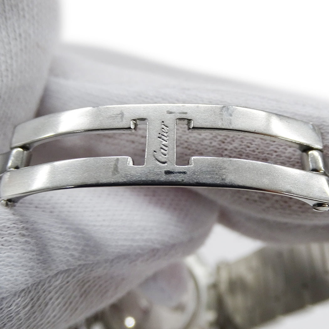 Cartier カルティエ パシャ パワーリザーブ GMT W31037H3 メンズ 腕時計 自動巻き AT ステンレス 磨き済み【中古】