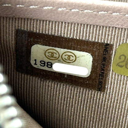 CHANEL シャネル 長財布 マトラッセ ブラック ベージュ ラムスキン レディース 【中古】