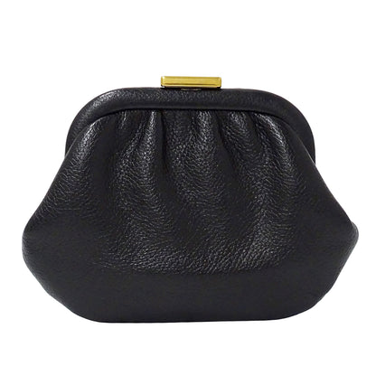 BALENCIAGA バレンシアガ ショルダーウォレット コインケース ブラック 618915 レザー レディース 【中古】