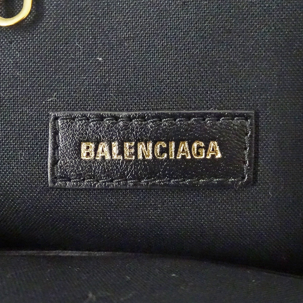 BALENCIAGA バレンシアガ ショルダーウォレット コインケース ブラック 618915 レザー レディース 【中古】