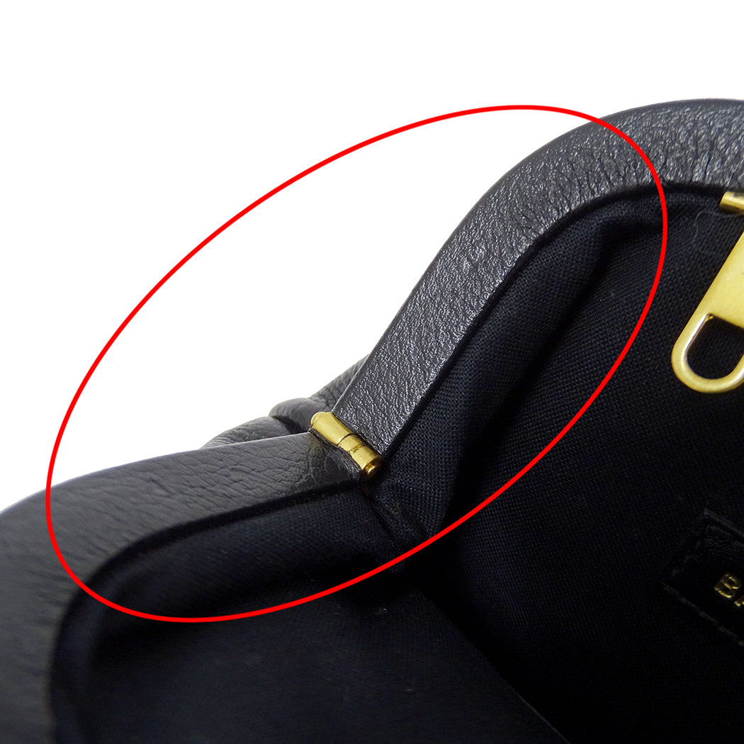 BALENCIAGA バレンシアガ ショルダーウォレット コインケース ブラック 618915 レザー レディース 【中古】