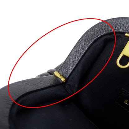 BALENCIAGA バレンシアガ ショルダーウォレット コインケース ブラック 618915 レザー レディース 【中古】